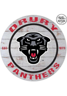 KH Sports Fan Drury Panthers 20x20 In Out Weathered Circle Sign