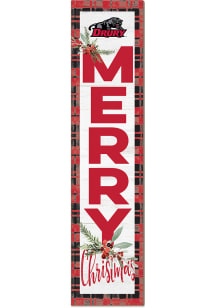 KH Sports Fan Drury Panthers 11x46 Merry Christmas Leaning Sign