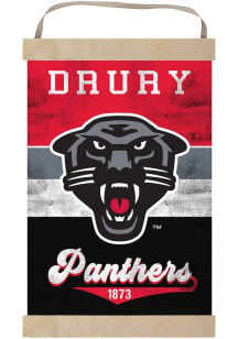 KH Sports Fan Drury Panthers Reversible Retro Banner Sign
