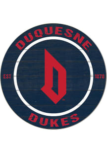 KH Sports Fan Duquesne Dukes 20x20 Colored Circle Sign