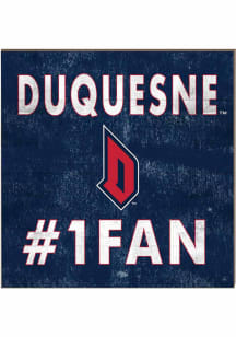 KH Sports Fan Duquesne Dukes 10x10 #1 Fan Sign