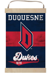 KH Sports Fan Duquesne Dukes Reversible Retro Banner Sign