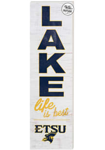 KH Sports Fan East Tennesse State Buccaneers 10x35 Lake Life is Best Indoor Outdoor Sign