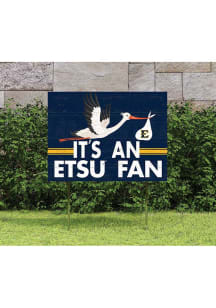 East Tennesse State Buccaneers 18x24 Stork Yard Sign