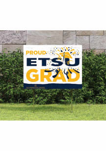 East Tennesse State Buccaneers 18x24 Proud Grad Logo Yard Sign