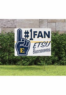 East Tennesse State Buccaneers KH Sports Fan 18x24 Fan Yard Sign - Navy Blue