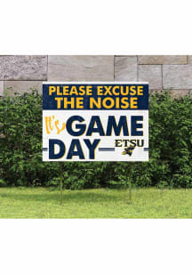 East Tennesse State Buccaneers KH Sports Fan 18x24 Excuse the Noise Yard Sign - Navy Blue