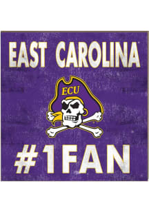 KH Sports Fan East Carolina Pirates 10x10 #1 Fan Sign