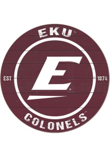 KH Sports Fan Eastern Kentucky Colonels 20x20 Colored Circle Sign