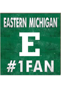 KH Sports Fan Eastern Michigan Eagles 10x10 Dad Sign