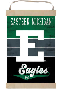 KH Sports Fan Eastern Michigan Eagles Reversible Retro Banner Sign