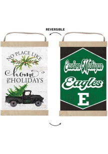 KH Sports Fan Eastern Michigan Eagles Holiday Reversible Banner Sign