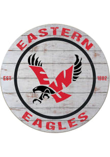 KH Sports Fan Eastern Washington Eagles 20x20 Weathered Circle Sign