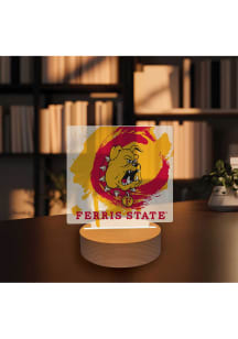 Ferris State Bulldogs Paint Splash Light Desk Accessory