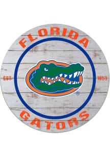 KH Sports Fan Florida Gators 20x20 Weathered Circle Sign