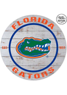 KH Sports Fan Florida Gators 20x20 In Out Weathered Circle Sign