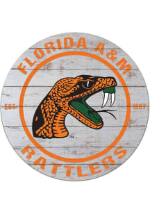 KH Sports Fan Florida A&amp;M Rattlers 20x20 Weathered Circle Sign