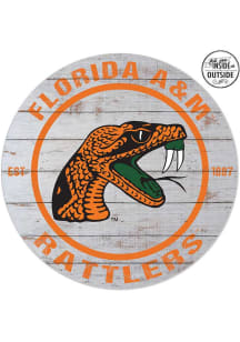 KH Sports Fan Florida A&amp;M Rattlers 20x20 In Out Weathered Circle Sign