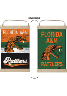 KH Sports Fan Florida A&amp;M Rattlers Reversible Retro Banner Sign