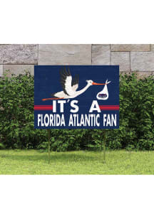 Florida Atlantic Owls 18x24 Stork Yard Sign