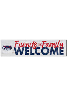 KH Sports Fan Florida Atlantic Owls 40x10 Welcome Sign - Blue