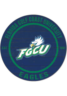 KH Sports Fan Florida Gulf Coast Eagles 20x20 Colored Circle Sign