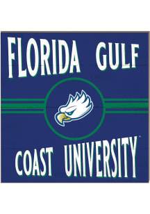 KH Sports Fan Florida Gulf Coast Eagles 10x10 Retro Sign
