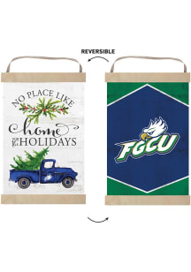 KH Sports Fan Florida Gulf Coast Eagles Holiday Reversible Banner Sign