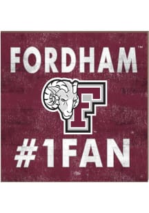 KH Sports Fan Fordham Rams 10x10 #1 Fan Sign