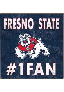 KH Sports Fan Fresno State Bulldogs 10x10 #1 Fan Sign
