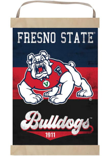 KH Sports Fan Fresno State Bulldogs Reversible Retro Banner Sign