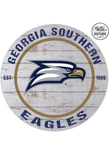 KH Sports Fan Georgia Southern Eagles 20x20 In Out Weathered Circle Sign