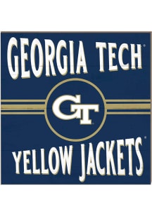 KH Sports Fan GA Tech Yellow Jackets 10x10 Retro Sign