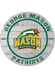 KH Sports Fan George Mason University 20x20 Weathered Circle Sign
