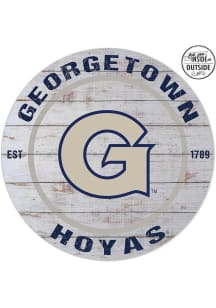 KH Sports Fan Georgetown Hoyas 20x20 In Out Weathered Circle Sign