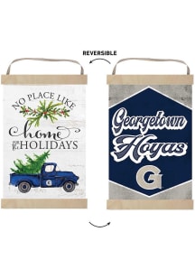 KH Sports Fan Georgetown Hoyas Holiday Reversible Banner Sign
