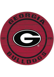 KH Sports Fan Georgia Bulldogs 20x20 Colored Circle Sign