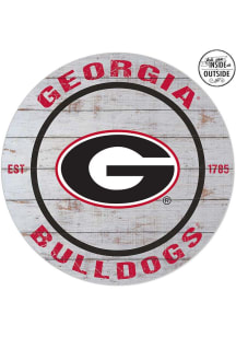 KH Sports Fan Georgia Bulldogs 20x20 In Out Weathered Circle Sign