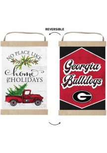 KH Sports Fan Georgia Bulldogs Holiday Reversible Banner Sign