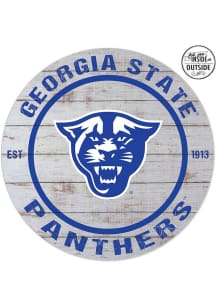 KH Sports Fan Georgia State Panthers 20x20 In Out Weathered Circle Sign
