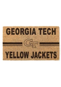 GA Tech Yellow Jackets 18x30 Team Logo Door Mat