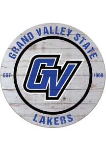 KH Sports Fan Grand Valley State Lakers 20x20 Weathered Circle Sign