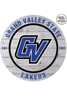 KH Sports Fan Grand Valley State Lakers 20x20 In Out Weathered Circle Sign