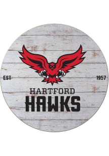 KH Sports Fan Hartford Hawks 20x20 Weathered Circle Sign
