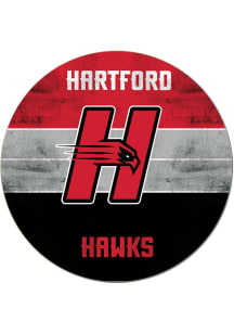 KH Sports Fan Hartford Hawks 20x20 Retro Multi Color Circle Sign