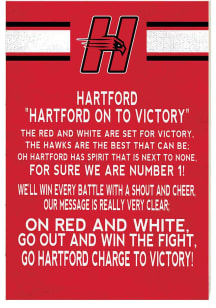 KH Sports Fan Hartford Hawks 34x23 Fight Song Sign