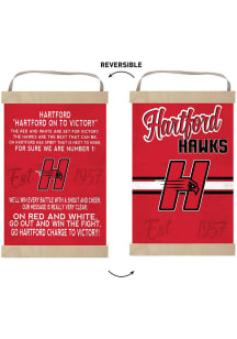 KH Sports Fan Hartford Hawks Fight Song Reversible Banner Sign