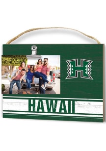Hawaii Warriors Clip It Colored Logo Photo Picture Frame