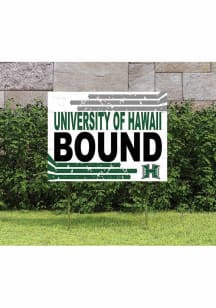 Hawaii Warriors 18x24 Retro School Bound Yard Sign