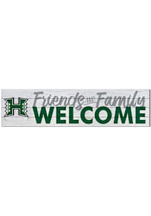 KH Sports Fan Hawaii Warriors 40x10 Welcome Sign - Green